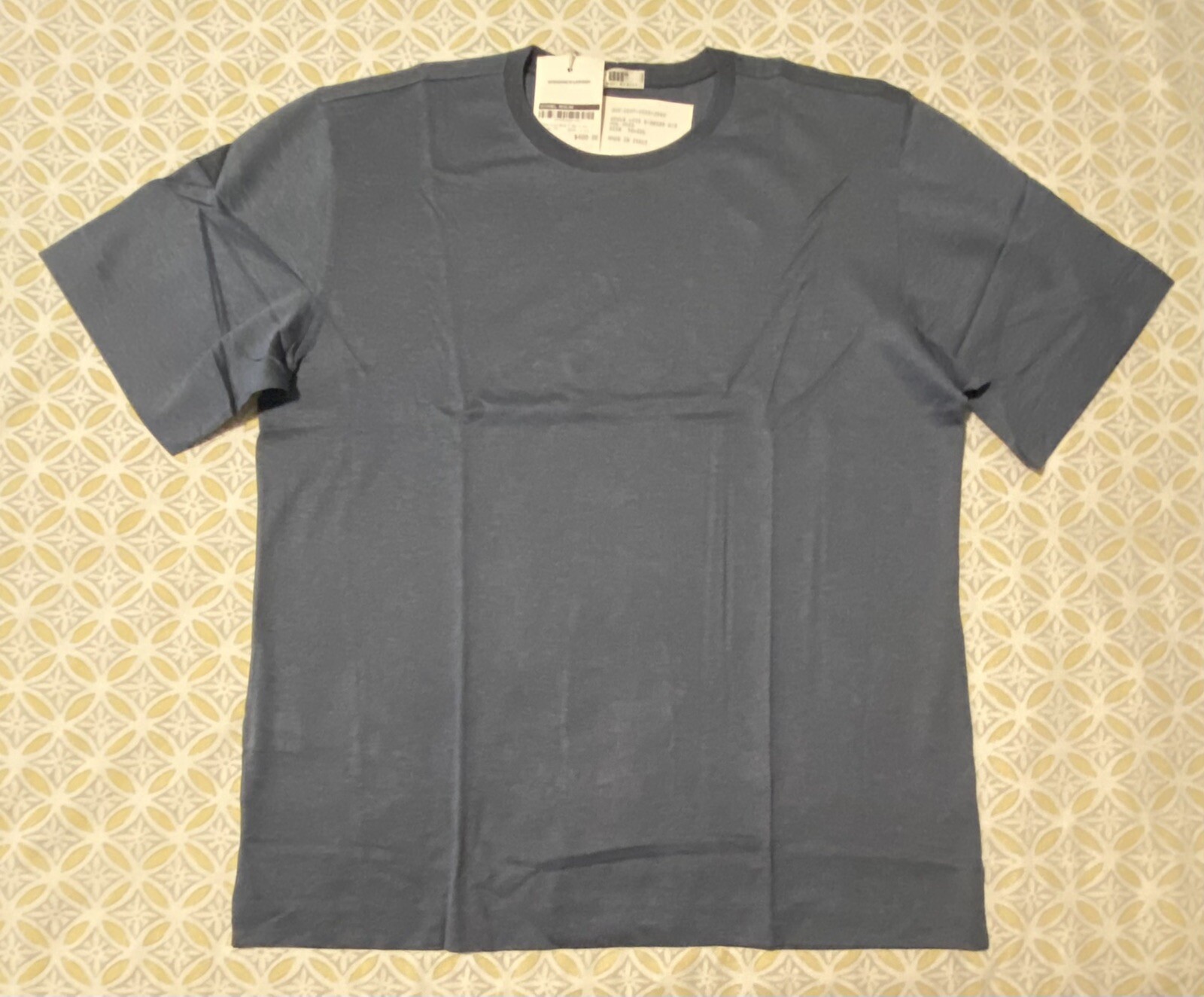 T shirt girocollo uomo Michael Reslan Italia 100% fila cotone egiziano XXL 56 nuova