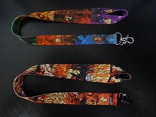 Dragon Ball Z Lanyard Set of 2 Choose Your Favorite DBZ ID Badge Holder Keychain