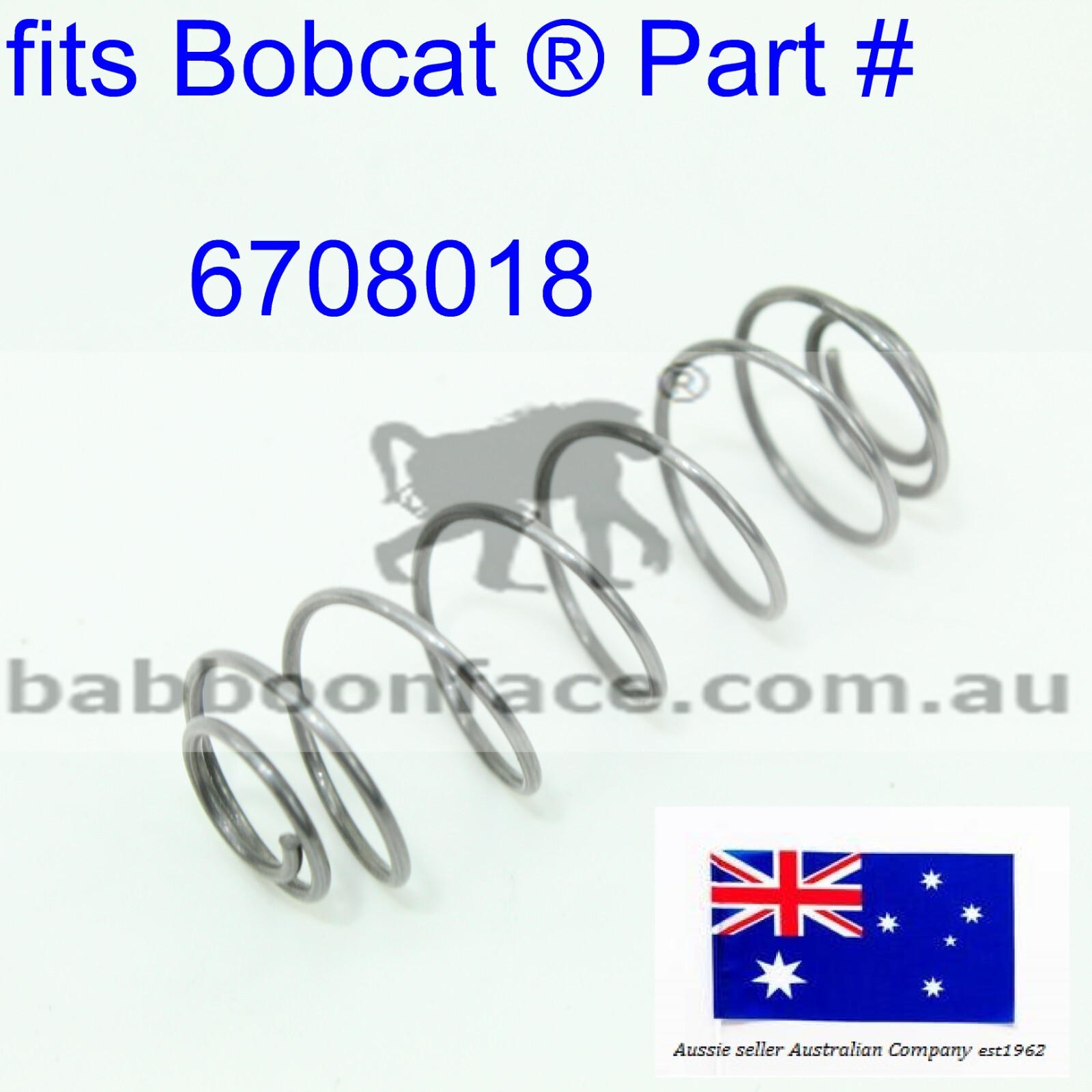 fits Bobcat TRACTION LOCK WEDGE Compression Spring 6708018 Wedge ...