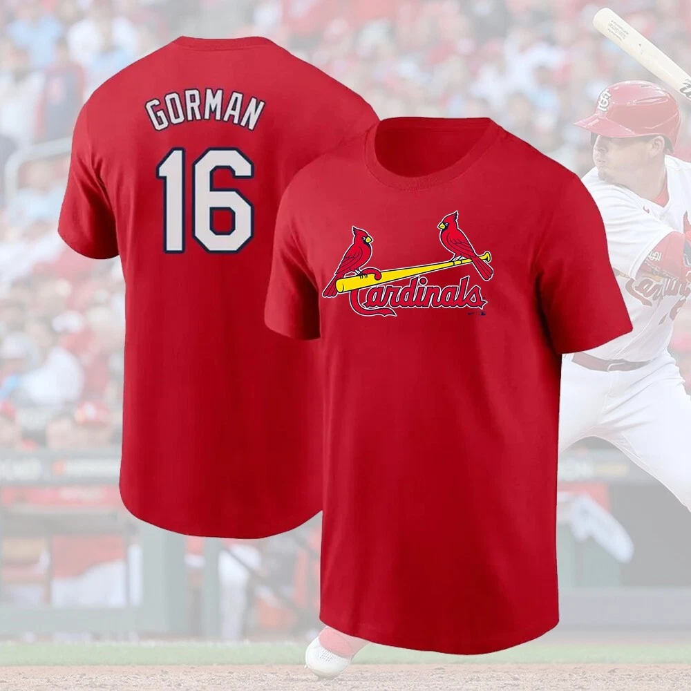 Nolan Gorman #16 St. Louis  2025 Player Name & Number Fan Gift