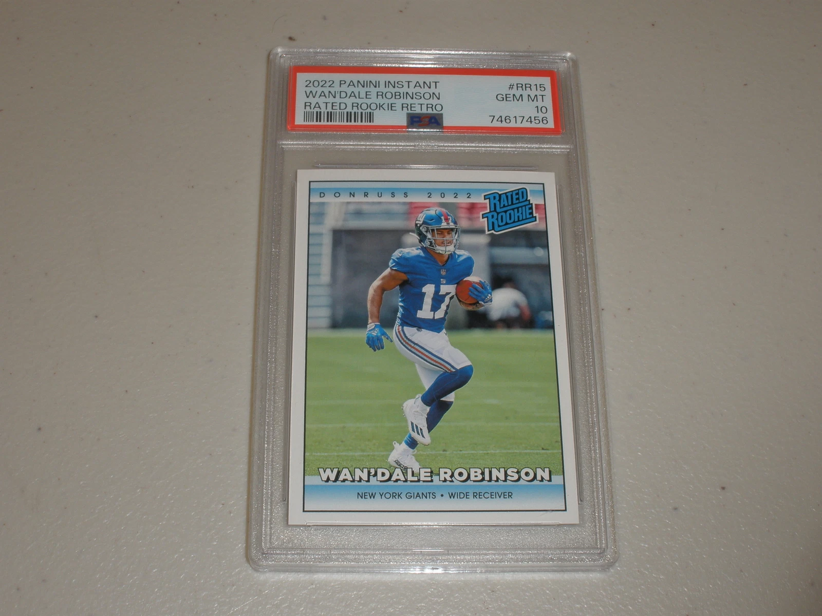 Wan'Dale Robinson Panini Instant Rated Rookie Retro #RR15 Base