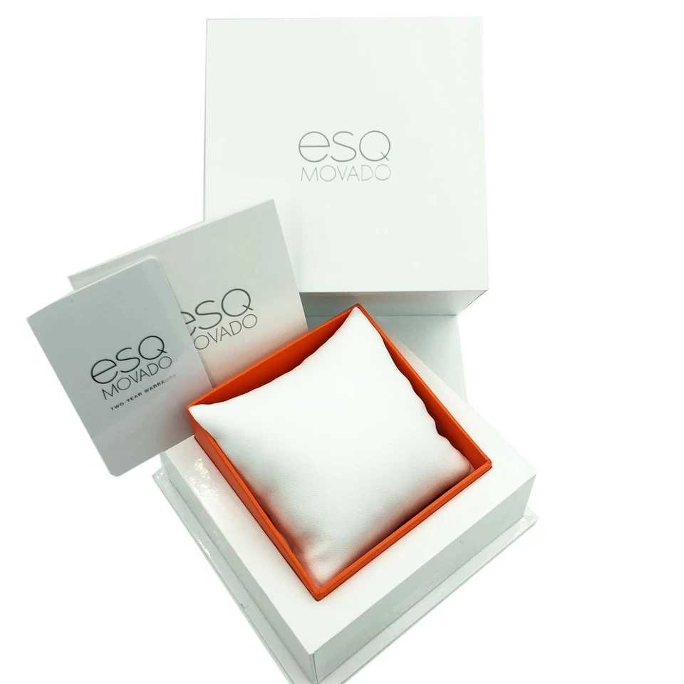 Reloj para dama ESQ Movado Bali acero blanco cerámica esfera mop ES.05.3.14.5494S Foto 2 de 2