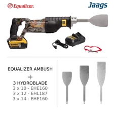 Equalizer Ambush cordless windshield urethane cut out removal & 3 Hydroblades 