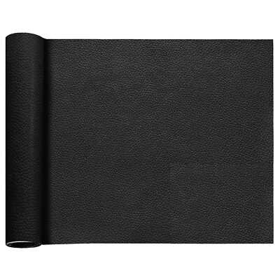 Self Adhesive Leather Litchi Peel Harmless PU Leather Synthetic Superstrong