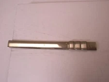 2-11/16" Thin Design Silver Tone Quality Vintage LARGE Tie Bar Clip