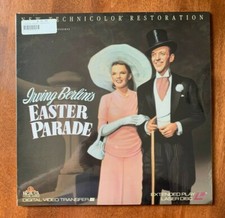 Easter Parade Laserdisc, REMASTERED Fred Astaire, Judy Garland NEW AND SEALED