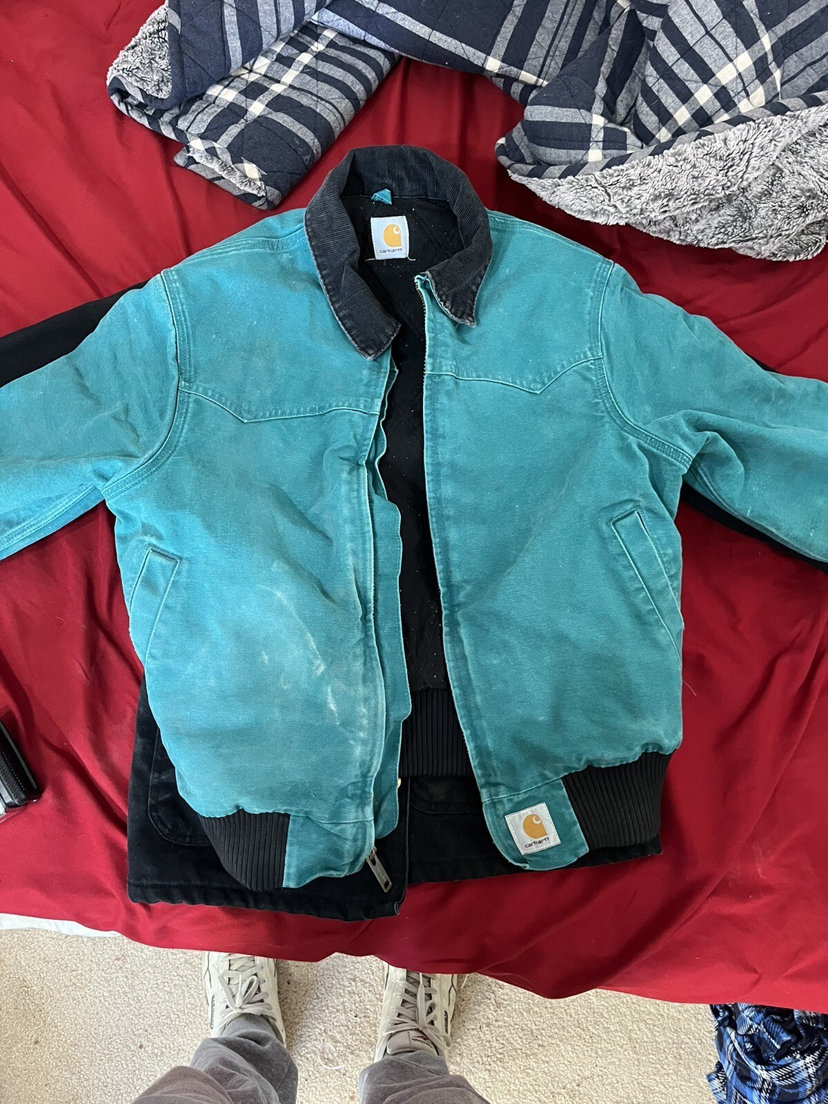 vintage carhartt detroit jacket medium eBay