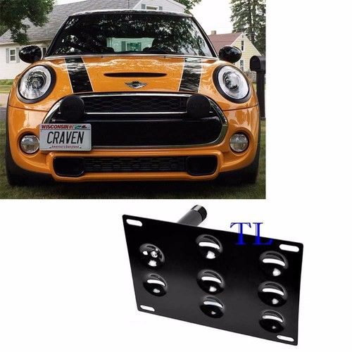 Front Bumper Tow Hook License Plate Bracket For Mini Cooper Countryman
