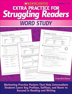Wortstudium, Klasse 3-6 (extra Übung für kämpfende Leser)