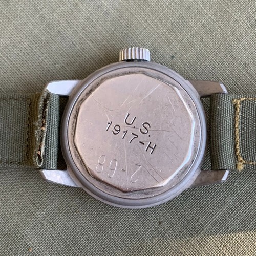 1943 Bulova 1917-H 10AK US Military Issued WWII Wristwatch - Customized - Picture 2 of 12