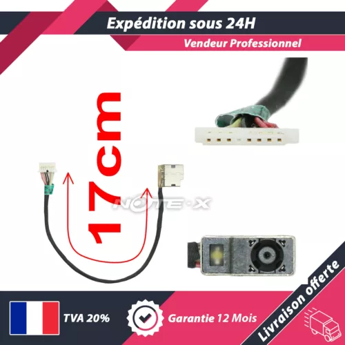 CONNECTEUR DC POWER JACK POUR HP 245 G9 / 245 G7 / 240 G9 / 245 G8 / 255 G6