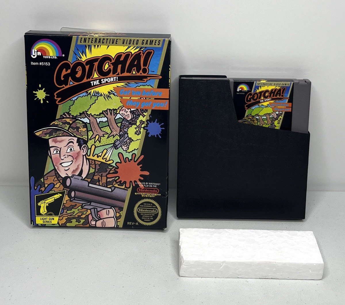 Nintendo NES Gotcha! The Sport Box + Game *No Manual* *Cleaned