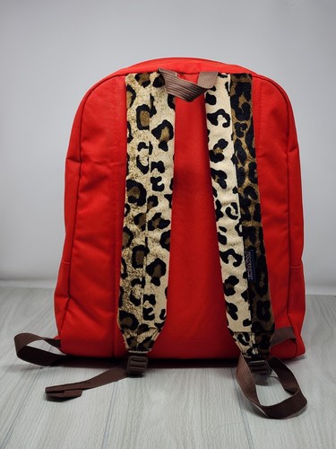 Raro zaino Jansport multiuso rompi ghepardo rosso - Foto 3 di 10