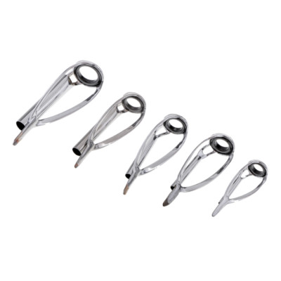 5 stücke Angelrute Tipp Ring Edelstahl Rod Guides SIC Ring Reparatur Kit