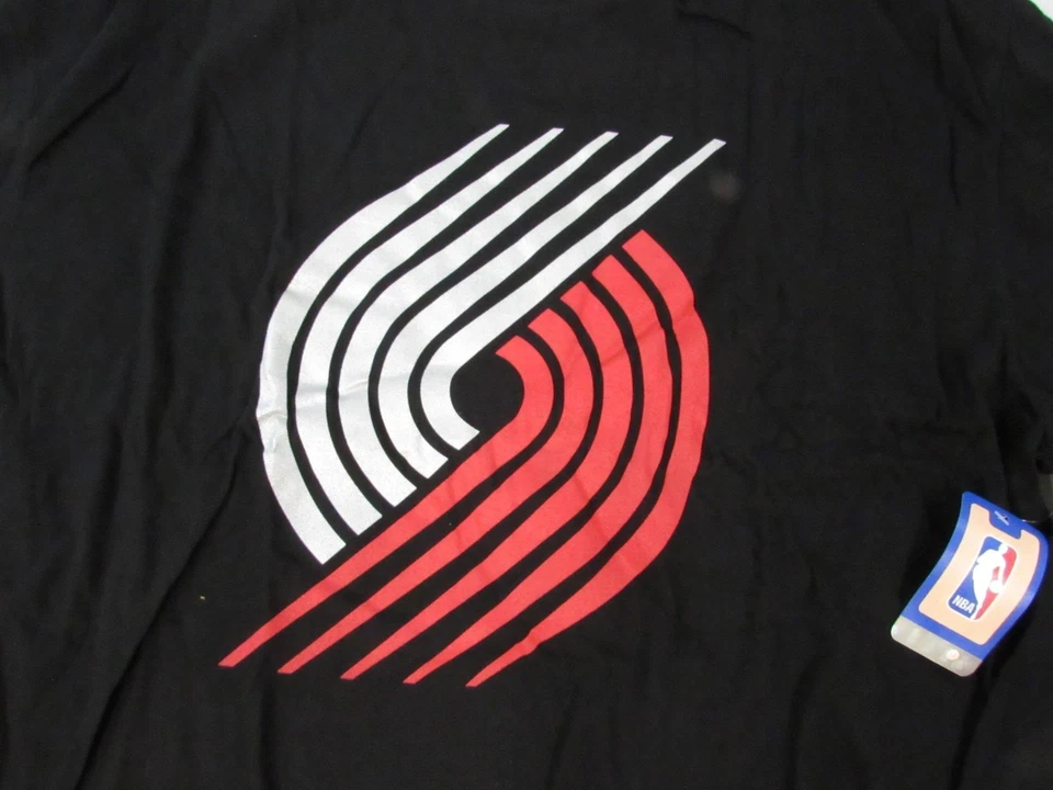 New Portland Trail Blazers Mens Sizes 2XL-3XL-4XL-5XL-Tall Black Majestic Shirt - Image 3 of 4