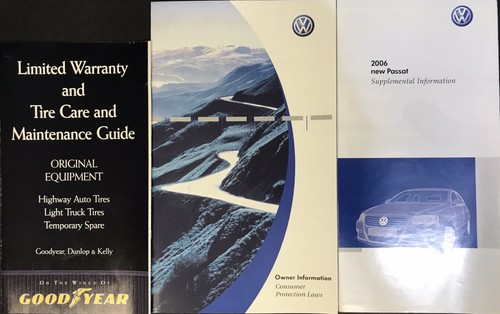 2006 Volkswagen Passat Owners Manual Handbook. Passat Owners Manual. #VK-15 - Picture 6 of 7