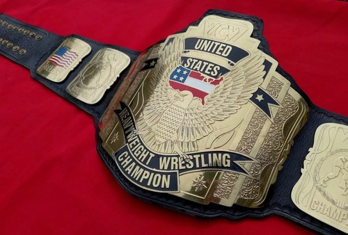 US WRESTLING CHAMPIONSHIP BELT US HEAVYWEIGHT WRESTLING CHAMPIONSHIP BELT - Picture 4 of 5