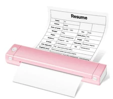 Phomemo M08F Portable Wireless Bluetooth A4 Thermal Printer Inkless - Pink