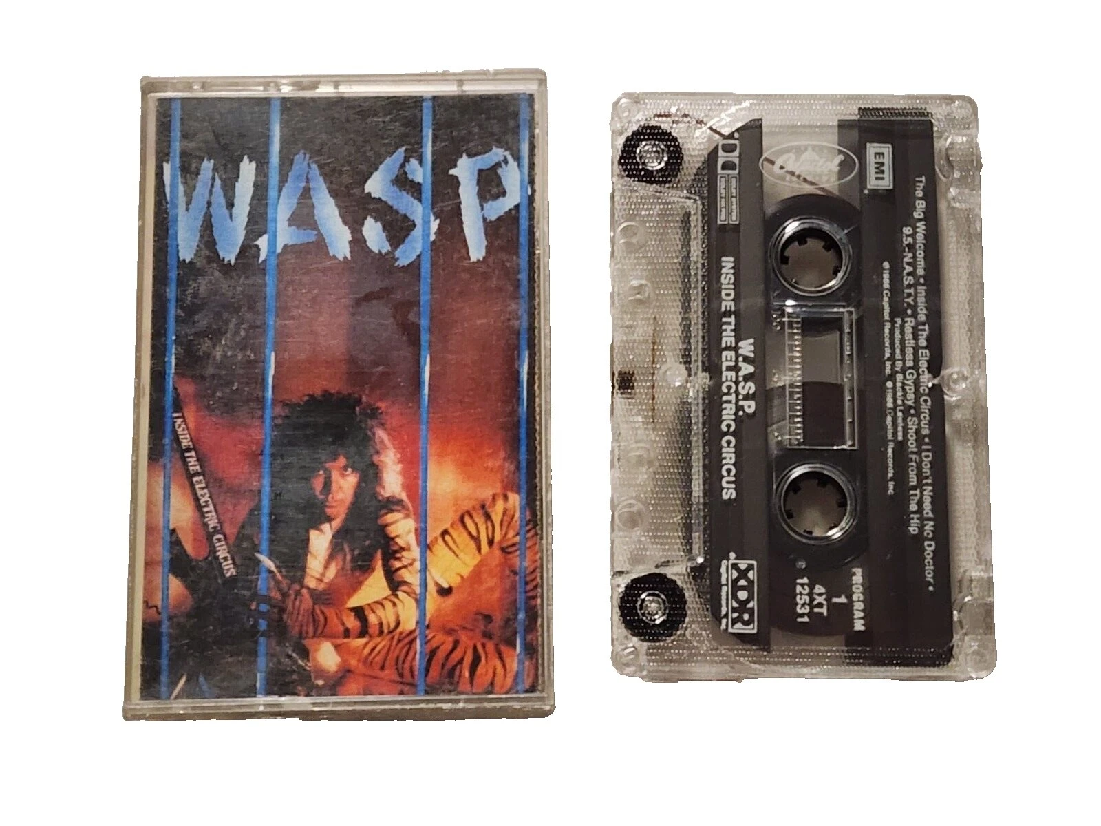 Casetes de W.A.S.P. ROCK HARD ROCK