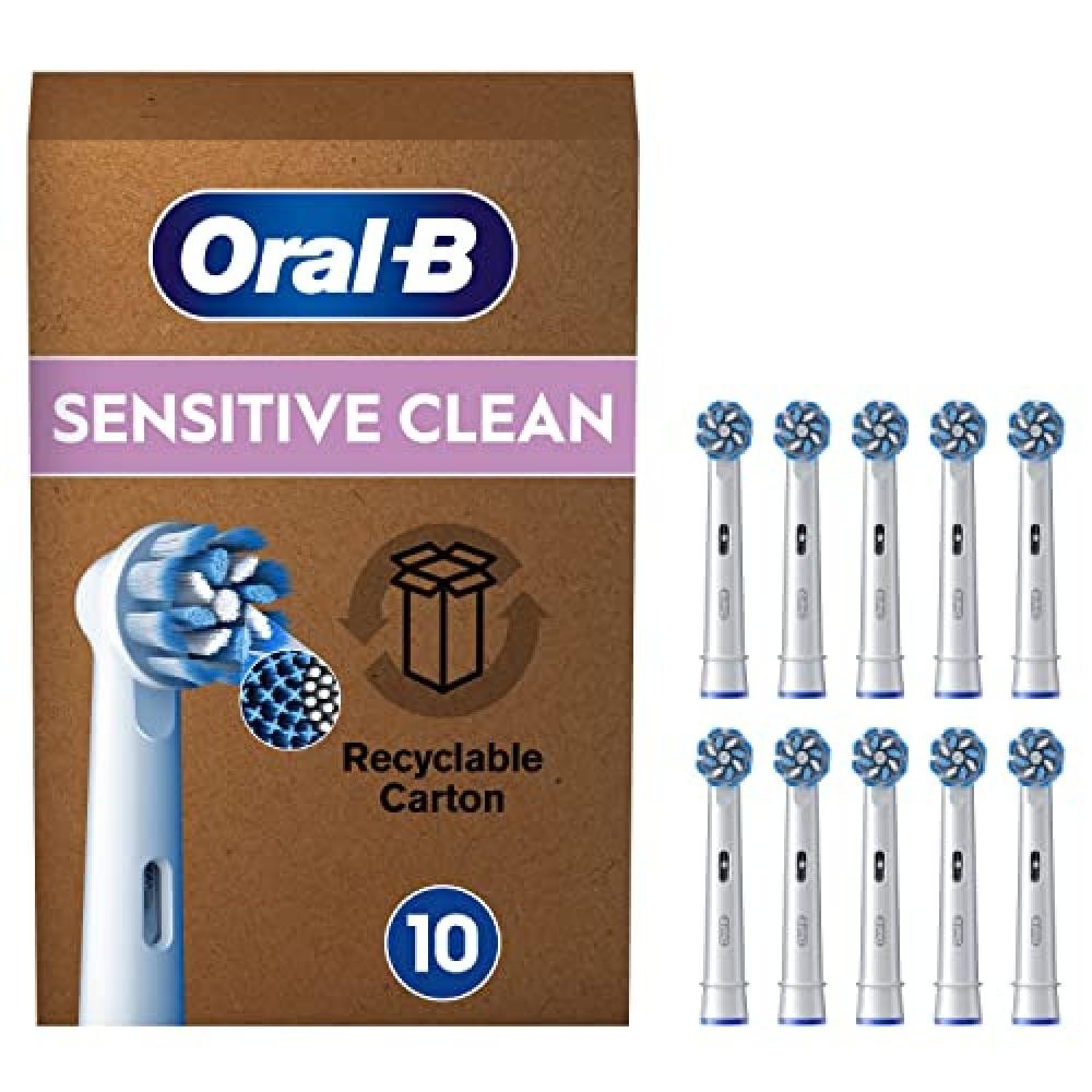 (TG. 10 Testine) Oral-B Testine Di Ricambio Pro Sensitive Clean, 10 Testine, Ada