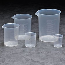 Beaker Set,  Plastic, 5 Beakers,  Bpset5