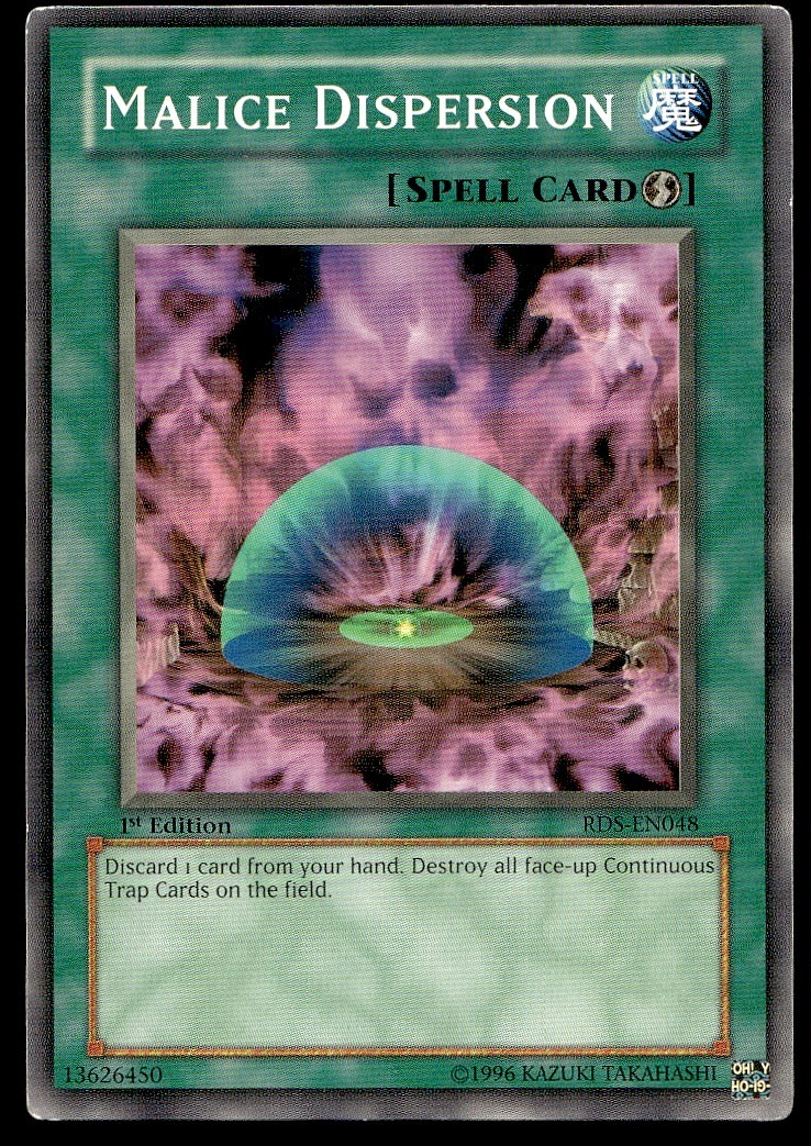 Malice Dispersion - RDS-EN048 - 1st Edition - YuGiOh