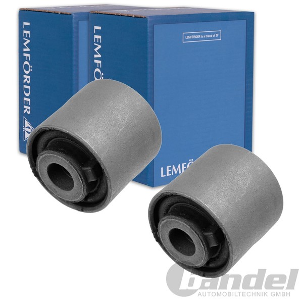 2X LemfÖRder Querlenkerlager Buchse AußEn Beidseitig Hinten Hinten Unten-image
