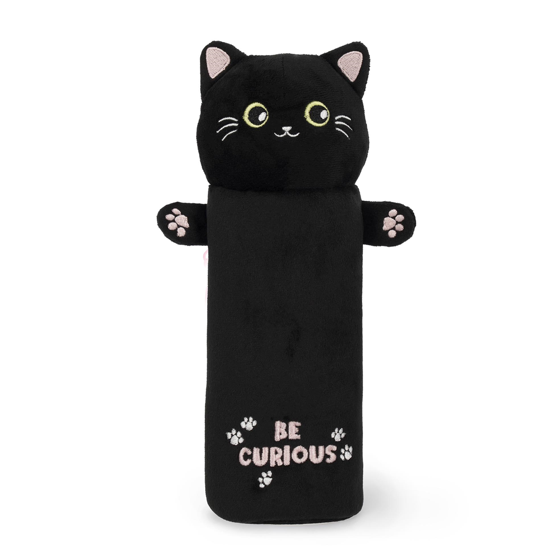 LEGAMI ASTUCCIO SOFFICE FELPATO KITTY GATTO PORTA PENNE - Immagine 2