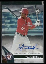 2021 Bowman Platinum Top Prospects YASEL ANTUNA #TOP-47 Auto Nationals