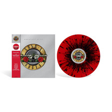 Guns N' Roses Greatest Hits LP Vinyl Transclucent Red  Black Target Exclusive