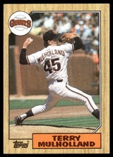 Terry Mulholland 1987 Topps #536 Giants MLB READ FREE SHIPPING AutographDen