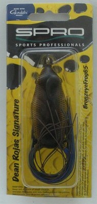 Spro SBEF65RDER Bronze Eye Frog 65mm 5/8 Oz Color RDER Red Ear