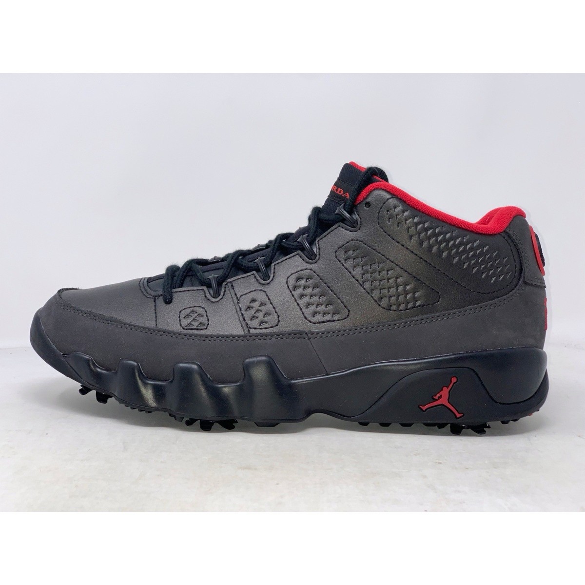 Air Jordan 9 ゴルフシューズ ブラック/レッド 23 サイズ26cm 値下げ！NIKE AIR Jordan 9 ゴルフシューズ ブラック/レッド