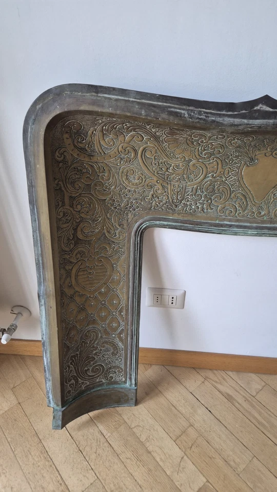 Cornice Camino In Rame Jules Cantini Scultore - Image 3 of 4