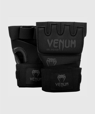 Venum Gel Kontact Quick Wraps - Schwarz/Schwarz - Klein