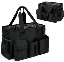 Cleaning Caddy Bag Large Organiser Tote Multi Pocket Storage w/ Dividers