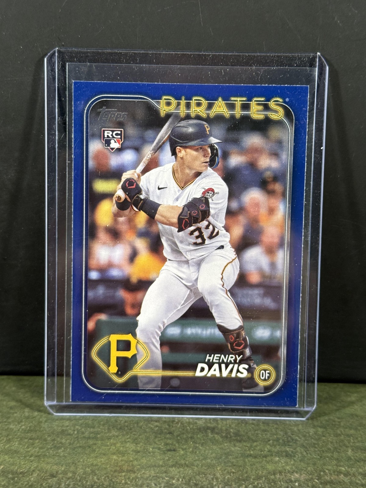 2024 Topps #295 Henry Davis Royal Blue