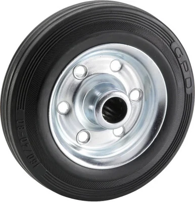 Dörner & Helmer Transportgeräterollen Rad Vollgummi 200 x 50 mm Traglast 210 kg