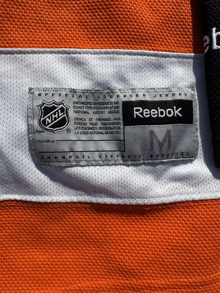 Philadelphia Flyers Reebok Claude Giroux Captain Jersey Authentic Men’s Med - Image 3 of 4