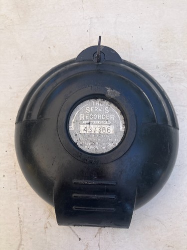 Vintage Antique Truck Recorder Tachograph The Servis Recorder 1940 With Key
