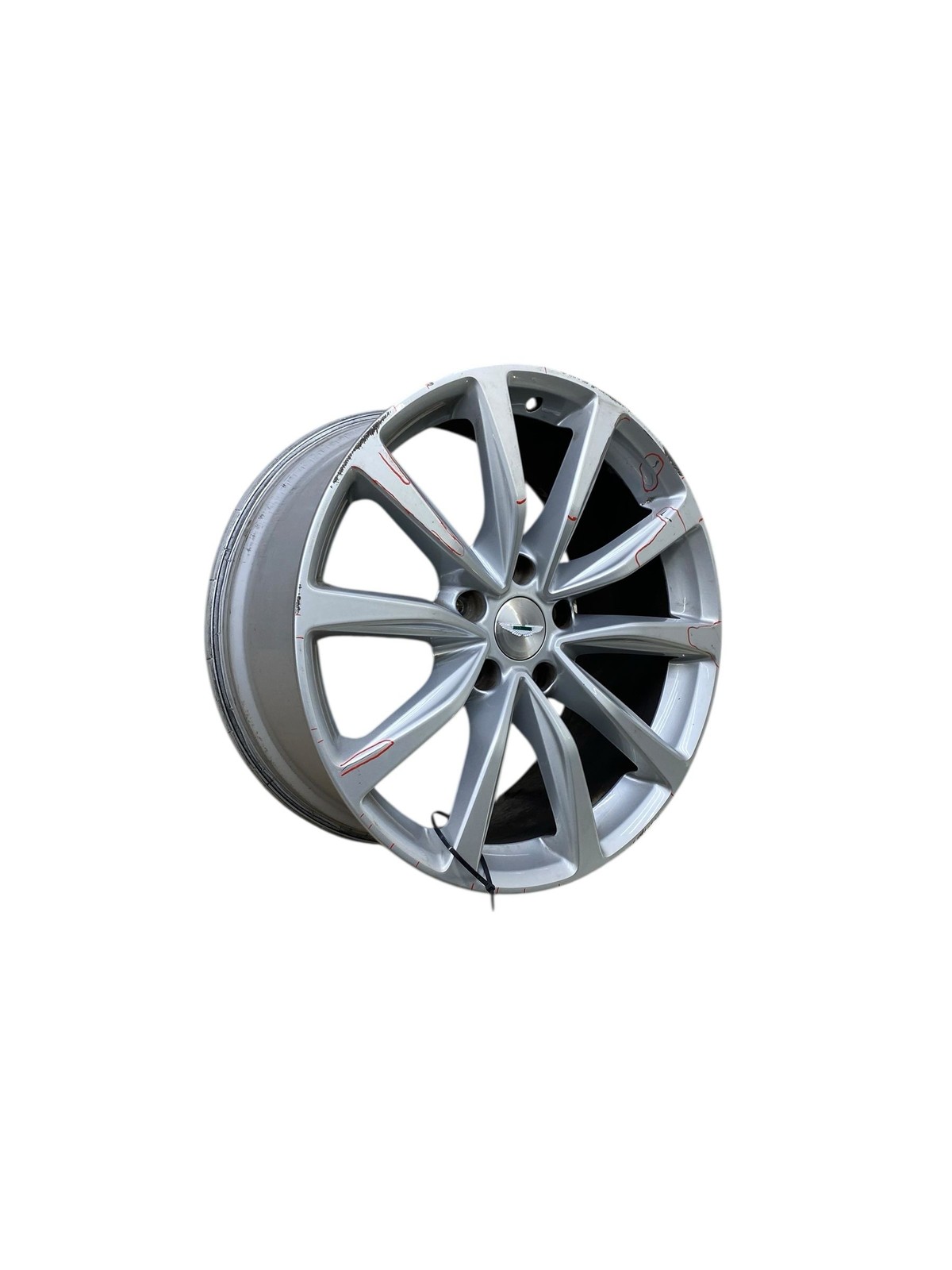 2022 Aston Martin vantage 20x9 Front 5 V-spoke Wheel Rim *Curb Rash*