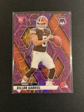 2025 Panini Mosaic Dillon Gabriel Purple Scope #332 Browns Rc