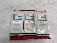 3 Genuine Canon IPF6400, IPF6450 Inks PFI-206PM, PFI-206PC, PFI-206PGY 2019-20