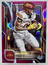 2025 Bowman University Chrome #123 Chase Sowell Pink Lava Refractor