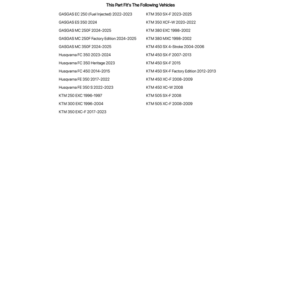 Primary Drive Alloy Kit & Gold X-Ring Chain Orange Rear Sprocket For KTM 505 Foto 2 de 3