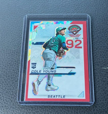 2025 Panini Prospect Edition Cole Young Rookie Red Ice Prizm