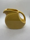 Vintage Fiestaware Mini Disk Pitcher Creamer 6" Yellow Marigold