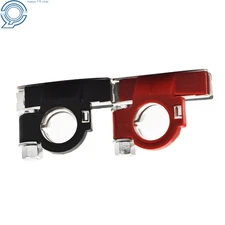 2pcs Car Battery Terminal Connector Top Post Positive Negative Heavy Duty