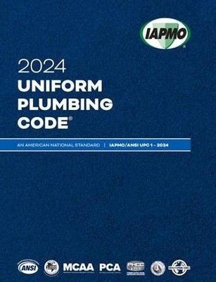2024 Uniform Plumbing Code Soft Cover IAPMO/ANSI UPC 1 PB