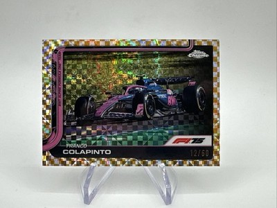 Franco Colapinto #/50 Gold Checker Flag Refractor 2025 Topps Chrome F1 #87